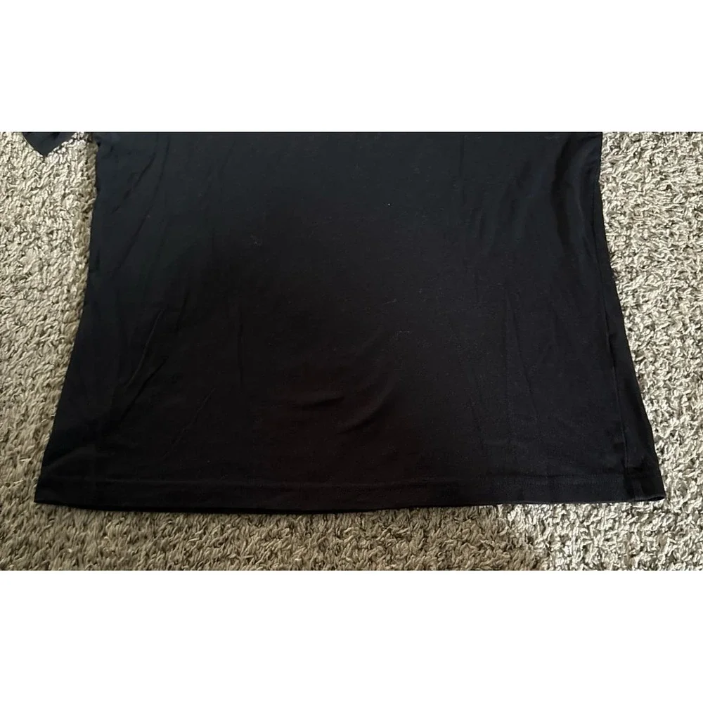 Banana Republic Men's Black Eco Premium Wash V-Neck Tee Size Large